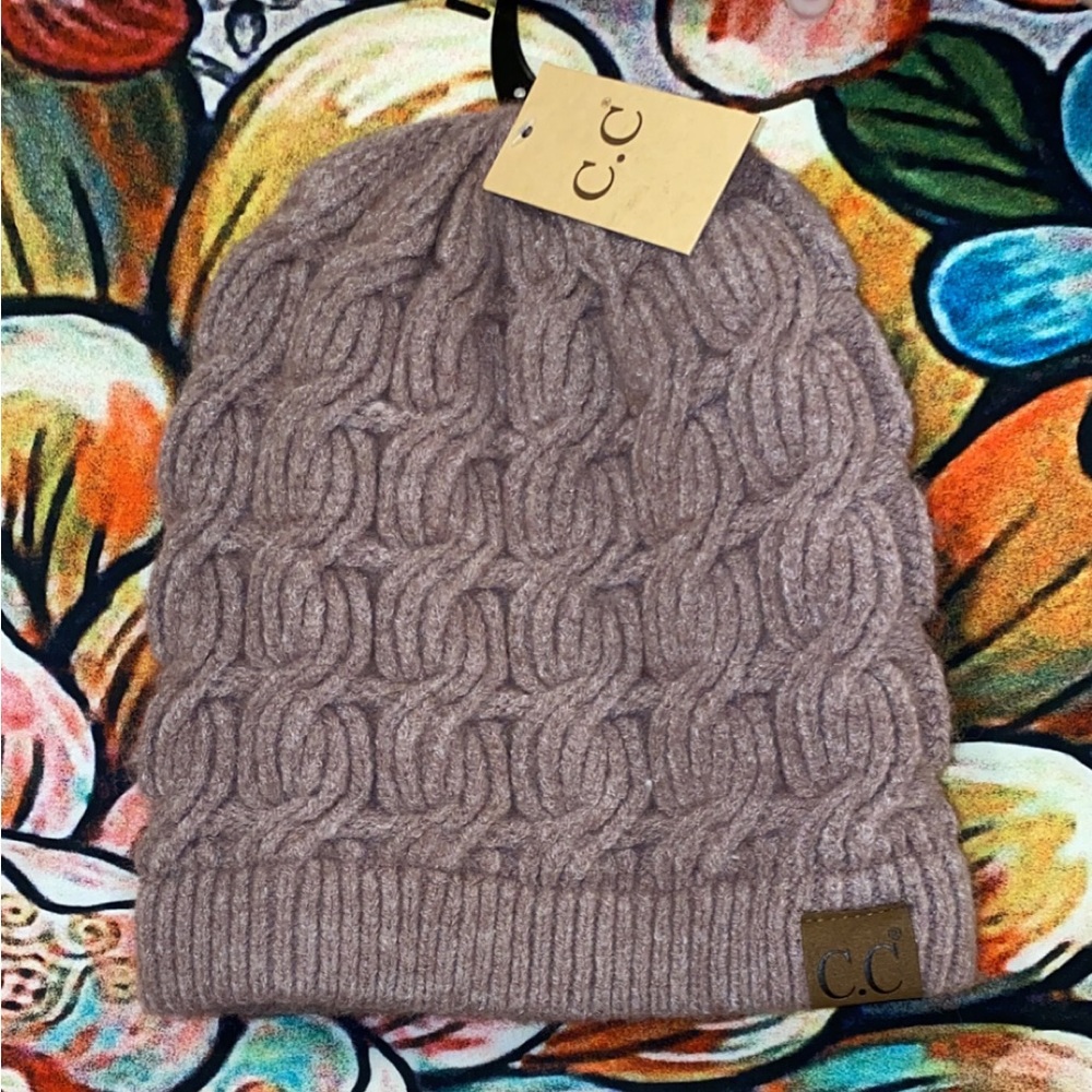 Brand New with tags C.C beanie. Super cute!